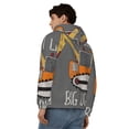 thumbnail image 4 of Kdxio I Like Big Digger Print Men Hoodies Casual Hoodies for Men with Zip Pockets Full Zip Long Sleeve Sweatshirt Sports Hooded Jacket-3X-Large, 4 of 5