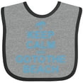 thumbnail image 3 of Inktastic Keep Calm Go to the Beach Boys or Girls Baby Bib, 3 of 4