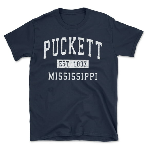 Puckett Mississippi Classic Established Men's Cotton T-Shirt