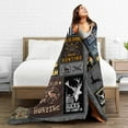 thumbnail image 5 of Deer Hunting Gifts Blanket Camo American Flag Throw Blanket Funny Hunting Fleece Blanket Super Soft Bedding Fuzzy Throw Blanket Hunter Gifts for Men Women 60""x80"", 5 of 6