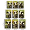 thumbnail image 3 of Set of Three, Unframed Canvas Artwork Featuring a Cow in a Field, Suitable for Posters And Prints in Living Rooms, Libraries, Offices, Cafes, And Bars. This Abstract Art Makes an Ideal Gift for Birt, 3 of 4
