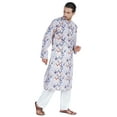 thumbnail image 3 of Atasi Ethnic Long Sleeves Kurta For Menâ€™s Printed Chinese Collar Mens Party Wear, 3 of 7