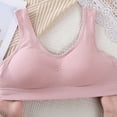 thumbnail image 7 of Fashion SMihono Women's Cozy Ribbed Everyday Bras Comfort Revolution Easylite Wireless T-Shirt Bra, Pullover Wirefree T-Shirt Bra Pink Free Size, 7 of 7