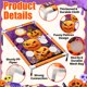 thumbnail image 3 of Juego de lanzamiento de pufs Viora White Halloween, 48 x 70 cm, 6 agujeros, 3 of 7