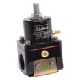 thumbnail image 3 of Edelbrock Fuel Pressure Regulator Carbureted 180 GPH 5-10 PSI -10 In/Out -6 Return Black, 3 of 4
