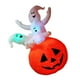 thumbnail image 4 of Decoración inflable de Halloween Nikou calabaza fantasma para patio jardín al aire libre, 4 of 11