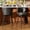 Black, variant on iooHug PU Leather Counter Height Bar Stools Set of 2, 26" Swivel Bar Chairs with Backrest, Metal Frame & Soft Cushion for Kitchen Island, White
