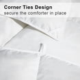 thumbnail image 5 of Goose Down Comforter Set, Extra Fluffy White Duvet Insert, King Size Ultra-Soft Breathable All Season Hotel Luxury Bedding, Down Proof Fabric, Luxuriously Plush, 5 of 8