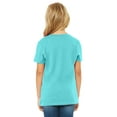 thumbnail image 4 of Daxton Youth Size Short Sleeve Tee Basic Tshirt Tops- Celadon, X-Large, 4 of 6