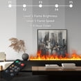 thumbnail image 6 of 39.37-inch Water Vapor Electric Fireplac with Dual-mode Water Supply System，3D Realistic Flame,Remote/Touch Control for Timer,Dimmable, 6 of 8