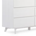 thumbnail image 4 of Plank+Beam Solid Wood Scandinavian 6-Drawer Dresser, White, 4 of 10