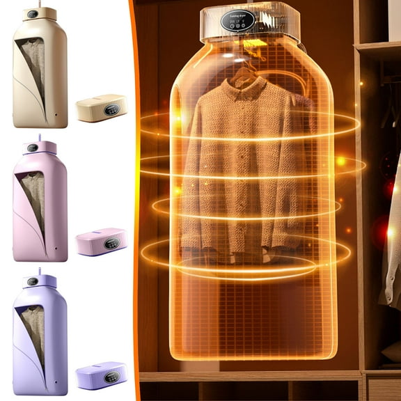 Viflosae Portable Laundry Dryer, Multifunctional Portable Dryer Machine, 2 Gear Adjustable Mini Indoor Clothes Dryer With Dryer Bag Electronics Gadgets Today