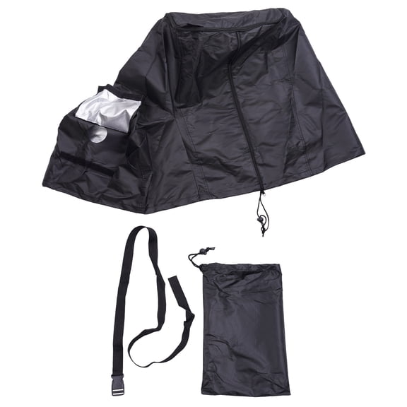 Weather Resistant Pool Pumps Cover Suitable For 30.9-40.9cm Sand Filters Tear Proof Fabric Zippered Access Panel Design