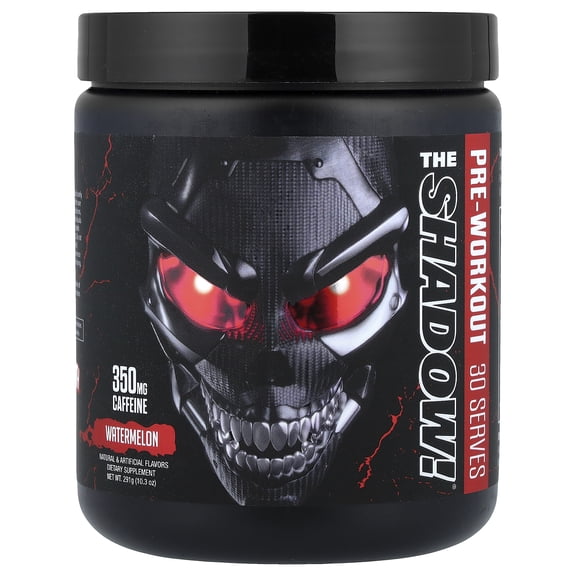 JNX Sports® The Shadow! Pre-Workout 350mg Caffeine Watermelon 30 Serves