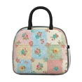 thumbnail image 2 of Womens Pioneer Flower Floral Print Pattern Lunch Box for Work,Insulated Lunch Bag for Women,Loncheras Para Mujer,Leakproof Adult Lunch Bag for Work,Beach,Travel,Picnic,Camping, 2 of 6