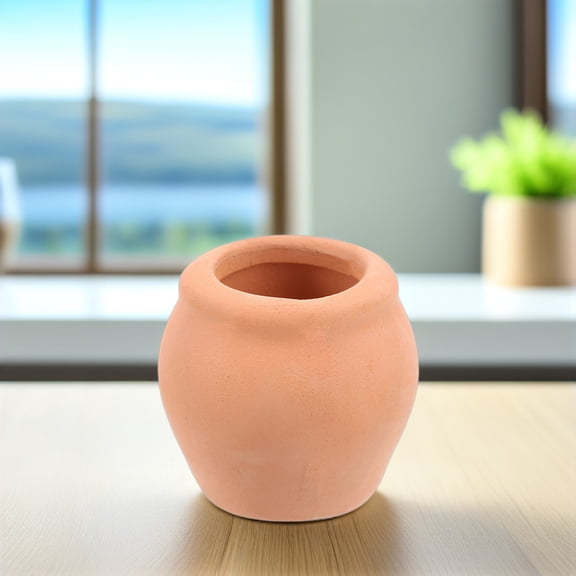 UPKOCH 8Pcs Small Clay Pots Cute Design Tiny Terracotta Pots for Desktop Decoration