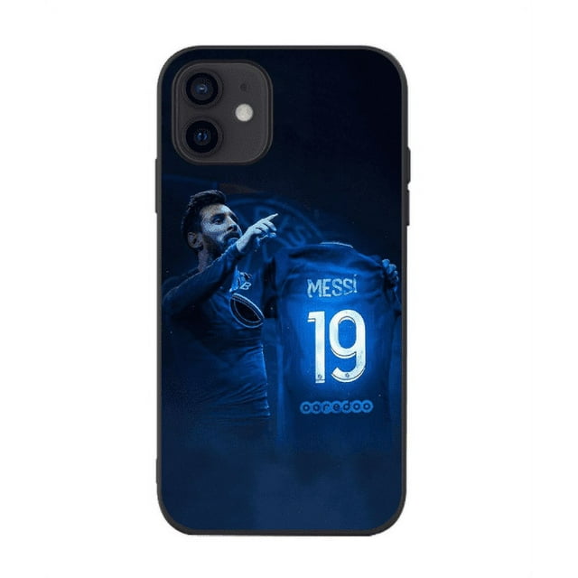 iPhone 12 13 14 Mini Pro Max phone case, Football star Messi 30# MBAPPE 7# Iphone case