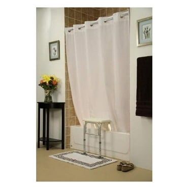 BenchMate Bath Transfer Tub Shower Curtain, Split Design, Premium ...