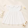 thumbnail image 6 of NIPAXO Girls Ruffle Trend Top with Doll Collar, White, 4-5Y, 6 of 6