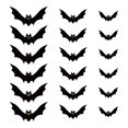 thumbnail image 2 of Dserhfy Halloween Hanging Bats Decorations Large Flying Bats with Glowing Eyes for Indoor Outdoor Tree Porch Yard Lawn Home Decor, 2 of 7