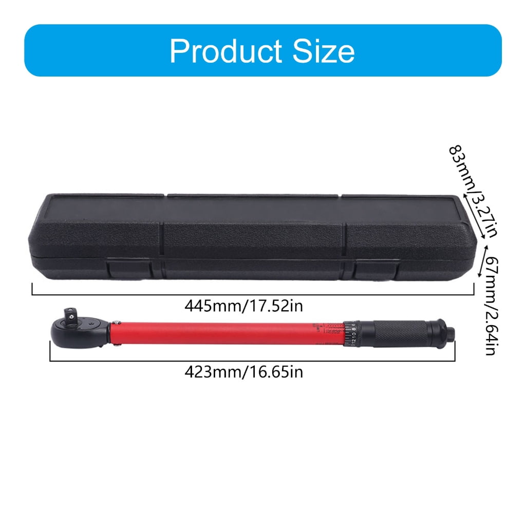 Zeiwohndc Automotive Torque Wrench Set with Ergonomic Grip for Comfortable Long Terms Use