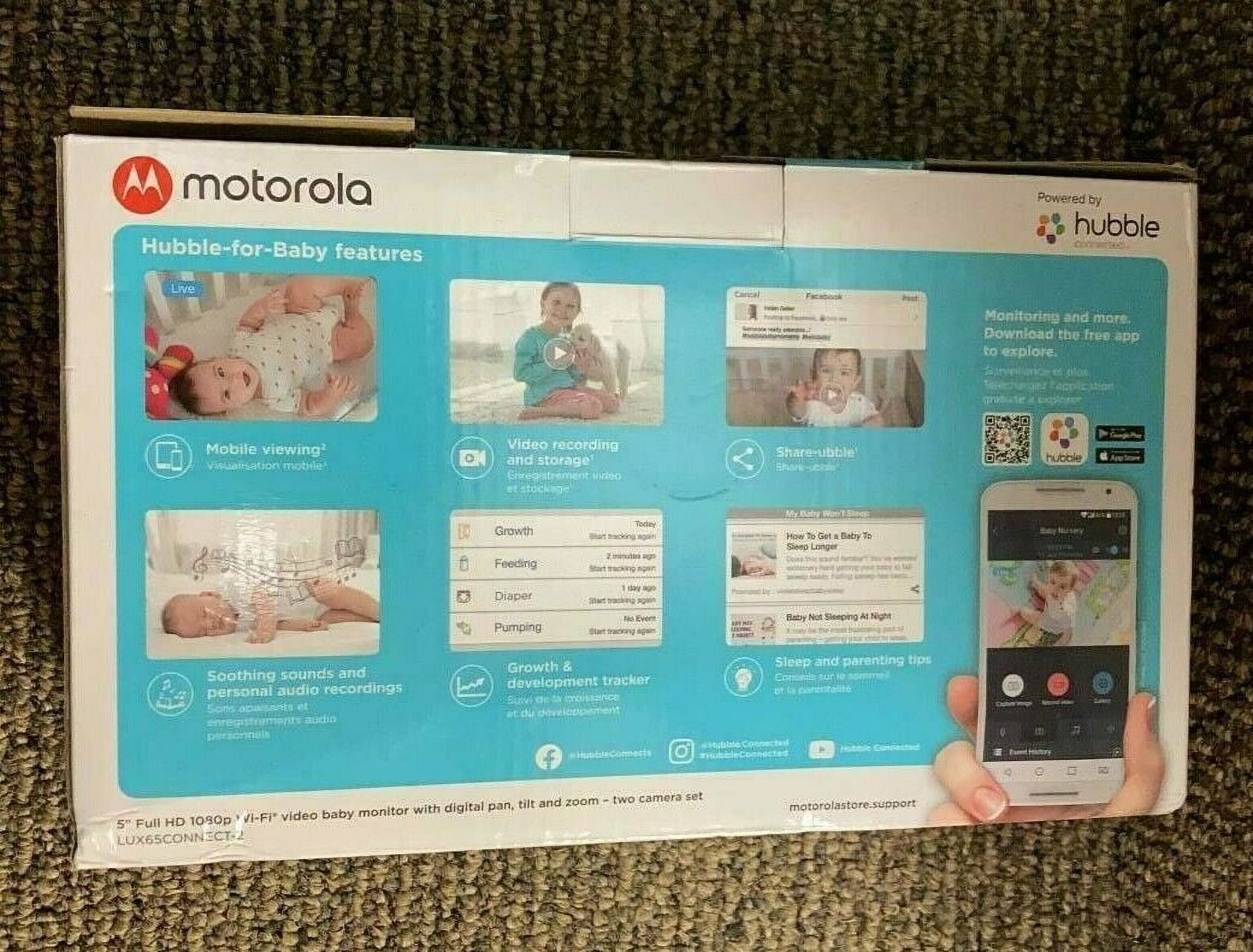 Motorola Nursery  VM 65-2 Connected Baby Monitor - 2 camera set