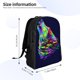 thumbnail image 4 of Balery Howling Wolf Mochila - Mochila Estilosa y Duradera para Laptop de 15 Pulgadas con Tela Oxford Impermeable, 4 of 8
