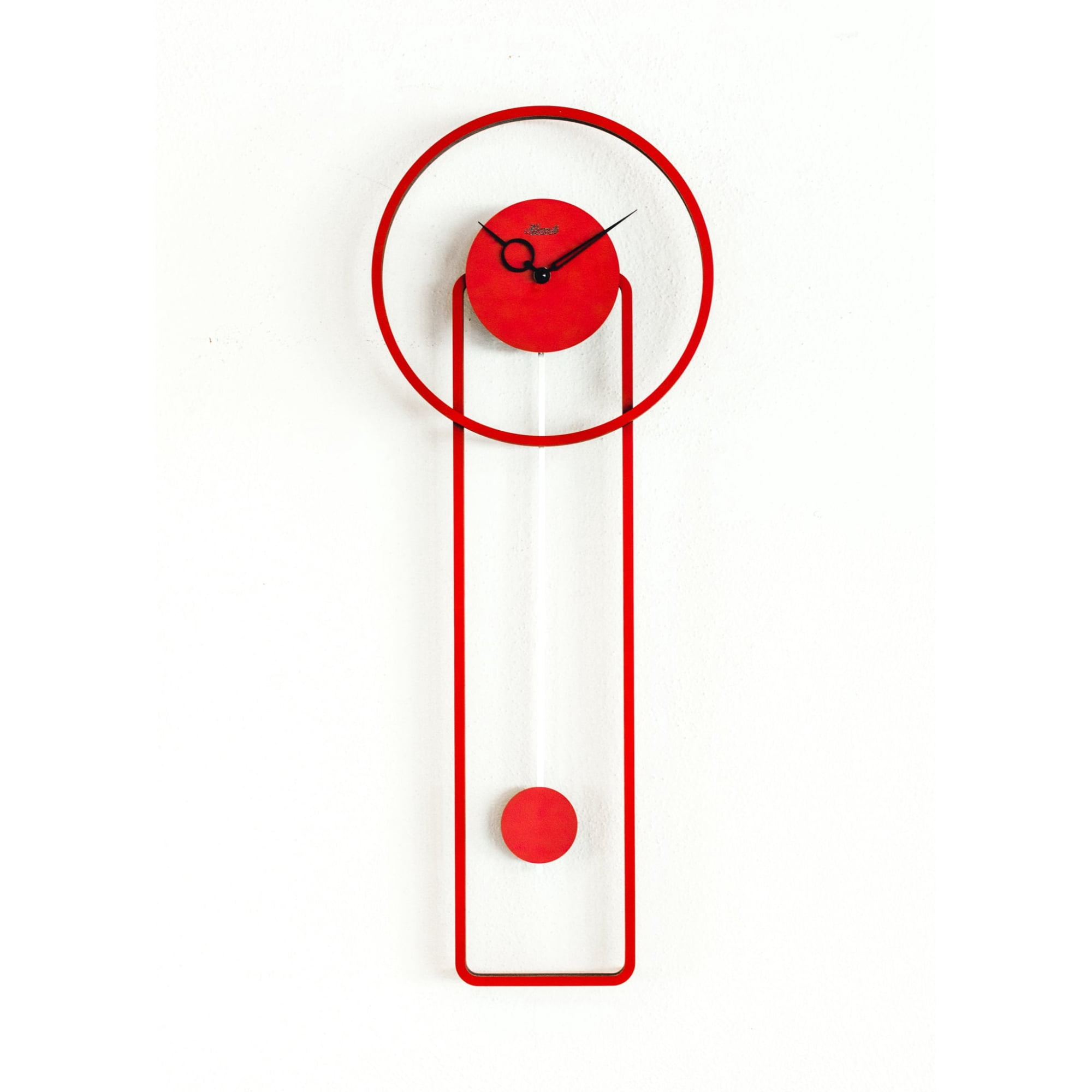 Hermle 27 " Red and Black Modern Pendulum Wall Clock Hermle 27 " Red and Black Modern Pendulum Wall Clock 5 b 895 f 96 10 a 8 4840 94 e 0 67254906 f