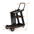 thumbnail image 2 of Gymax 3-Tier Welding Cart Plasma Cutter Welder MIG TIG ARC Universal w/Tank Storage, 2 of 10