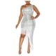 thumbnail image 1 of Vestidos Para Mujer Vestido de Lentejuelas Erógeno Un Hombro Cuello Inclinado Sin Mangas Cintura Alta Vestido de Fiesta Odeerbi ODB183723, 1 of 9