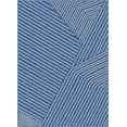thumbnail image 2 of Well Woven Medusa Linden Modern Striped Blue 7'10" x 9'10" Indoor Outdoor Area Rug, 2 of 3