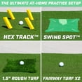 thumbnail image 4 of GoSports 5'x4' PRO Golf Practice Hitting Mat, Includes 5 Interchangeable Inserts, 4 of 7