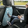 thumbnail image 5 of Simple Blue Lines Cute Snake Mats Back Seat Protectors, Car Seat Protector Vehicle Organizers Waterproof Cover Back Seat Cover for Kids with 3 Storage Pockets 2 Pack, 5 of 5