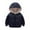 Black, variant on Youmylove Toddler Kids Baby Boys Girls Winter Warm Solid Coats Ears Hooded Padded Jacket Outwear Cute Clothing