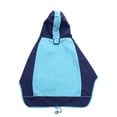 thumbnail image 1 of Chubasquero con capucha para perros, chaqueta impermeable portátil para mascotas, chubasquero para mascotas con tira reflectanteAzulNúmero siete, 1 of 5