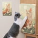 thumbnail image 1 of Sisal - Tapete rascador para gatos, protector de muebles para arañazos de gatos, con adhesivos de aro y bucle, protector de arañazos de 23.6 x 15.7 pulgadas, con impresión artística para uso en, 1 of 7