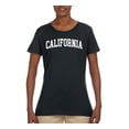 thumbnail image 2 of Wild Bobby State of California College Style Women Graphic Tee, 2 of 6