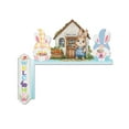 thumbnail image 2 of Easter Decorations Wooden Letter Decoration with Bunny, Colorful Bunny Door Corner Ornament, Spring Summer Front Door Decor, Easter Sign for Home Front Door Easter Party Festival Decor 7.8x7.2" L, 2 of 6