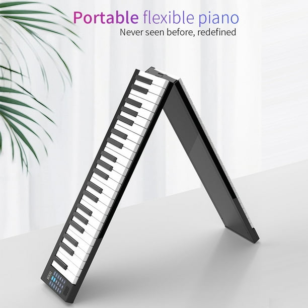 Piano à clavier 88 touches Piano numérique portable avec écran LCD