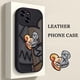 thumbnail image 2 of Funda de cuero de lujo para iphone 14, 13, 12, 11 Pro, 13Pro, 14Pro, Max, 7, 8 Plus, X, XR, XS, Max, XSMax, SE, 2020, 2022 Fivean unisex, 2 of 2