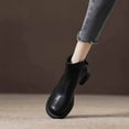 thumbnail image 6 of Women's Ankle Boots Stylish Soft Leather Back Zipper Comfortable Short Boots Ideal for Autumn and Winter, 6 of 8