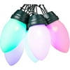LED Color Changing Light String, Set of 12 Christmas Bulbs