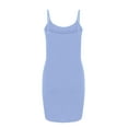 thumbnail image 4 of Birdeem Robe d'Été Femme Couleur Unie Mode Aguichant Col Licou, 4 of 5