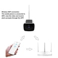 thumbnail image 4 of Cámara De Seguridad Solar, Cámara De Vigilancia De Visión Nocturna De Almacenamiento En La Nube 2.4G WiFi Para El Hogar Para La Oficina, 4 of 7