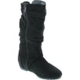 thumbnail image 7 of Forever Kayden-84 Women's Cut Out Side Zipper Strap Buckle Flat Heel Slouchy Boots, 7 of 7