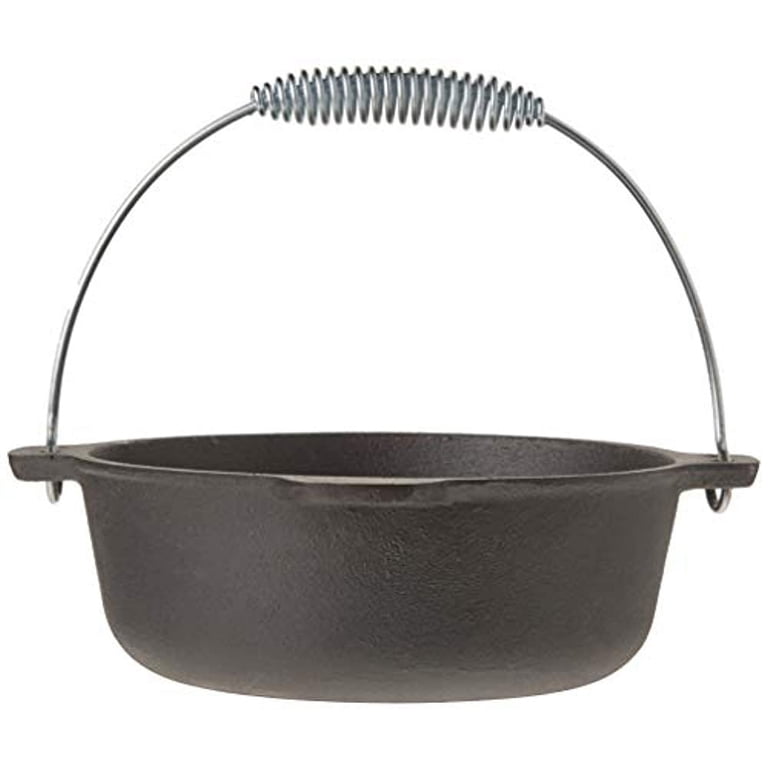 Old Mountain 10175 Pre Seasoned 2-Quart Dutch Oven with Flanged