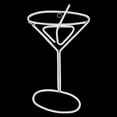 thumbnail image 2 of Northlight 17.25" NEON LED Lighted Pre-Lit Martini Glass Window Silhouette Decoration, 2 of 3