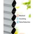 thumbnail image 5 of Chicology Cordless Top Down Bottom Up Blackout Cellular Shade Light Grey 23.75 in. W x 72 in. L, 5 of 9