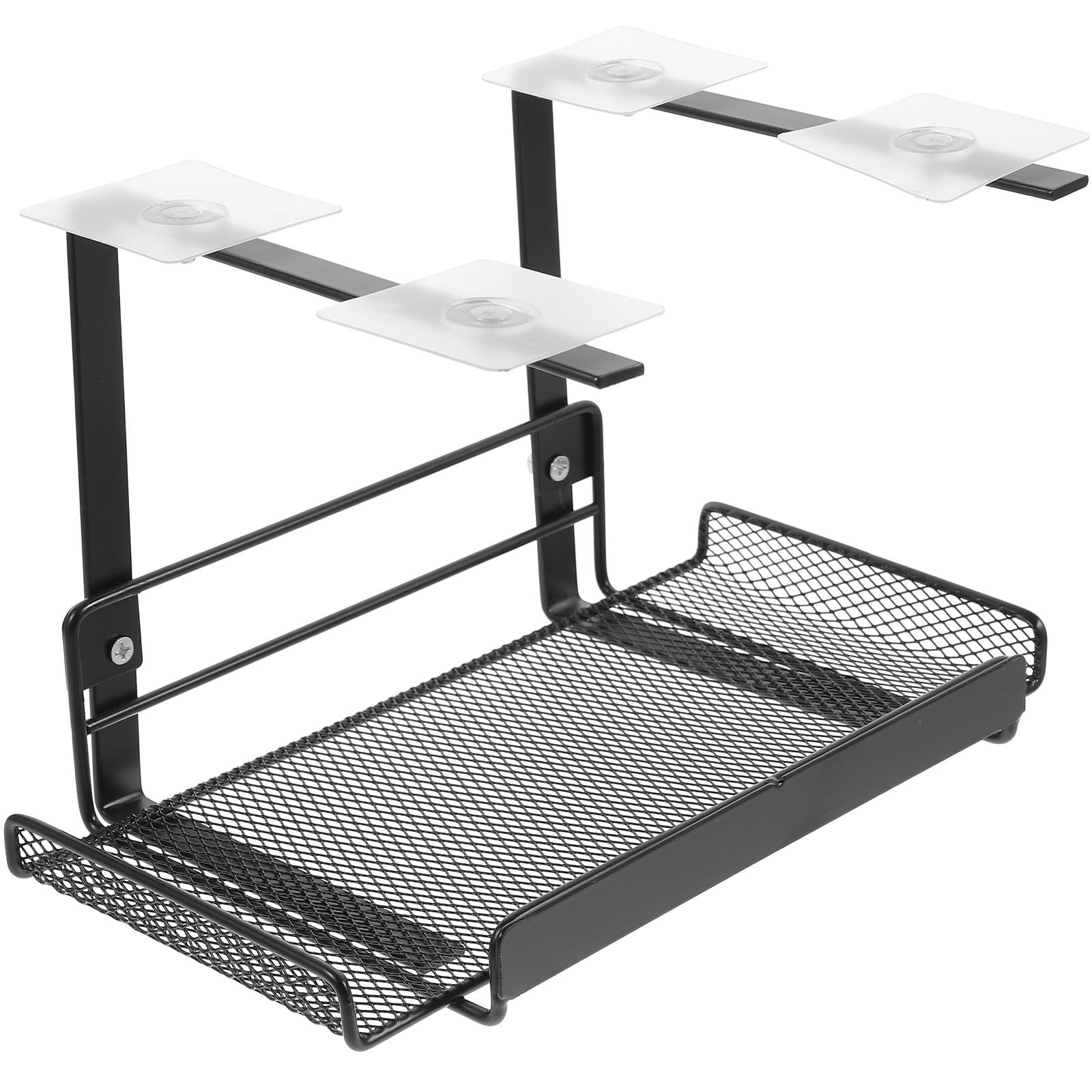 FUEENIRVA Black Under Desk Cable Management Tray, Wire Organizer Rack for Office and Home Use, 1 Pack Storage Solution
