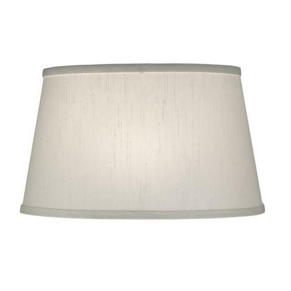 Stiffel ST52 12 x 14 x 9 in. Hardback Tapered Drum Lamp Shade, Global White